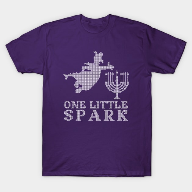 One Little Spark - Hanukkah T-Shirt by onarolltees